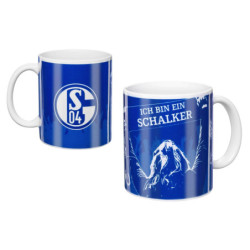 FC Schalke 04 Tasse - Ich bin ein Schalker - blau-weiß Kaffeebecher Becher S04