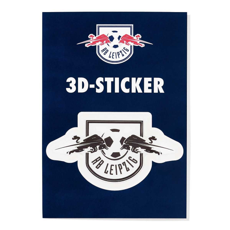 RB Leipzig Autoaufkleber - 3D Logo schwarz - Sticker Aufkleber RBL