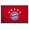 FC Bayern München Fan Fußmatte - Logo 5 Sterne - rot Matte Fußabtreter FCB