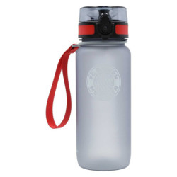 FC Bayern München Tritan Trinkflasche anthrazit-transparent | 0,65 l  Flasche | FCB