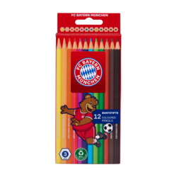 FC Bayern München Buntstifte 12er Set Stifte Farbstifte FCB