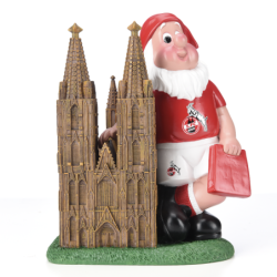 1. FC Köln Gartenzwerg - Dom - Zwerg garden gnom