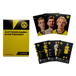 Borussia Dortmund Autogrammkarten Team 2024/25 signiert Sammelkarten Autographs card BVB 09