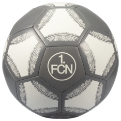 1. FC Nürnberg Fußball - Fair - Ball weiß-grau Fairtrade Gr. 5 FCN