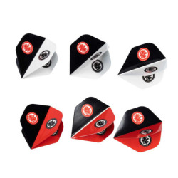 Eintracht Frankfurt Dartpfeil-Flights - 6er Set - Dartflights SGE