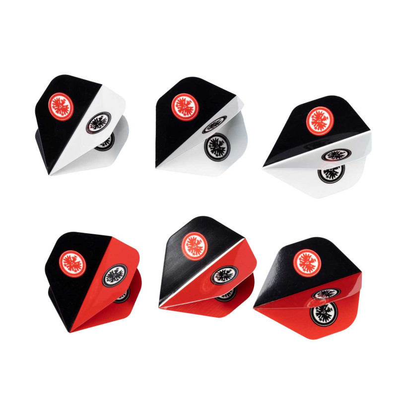 Eintracht Frankfurt Dartpfeil-Flights - 6er Set - Dartflights SGE