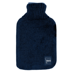 Hertha BSC Berlin Wärmflasche navy Wärmflasche mit Stricküberzug HBSCB