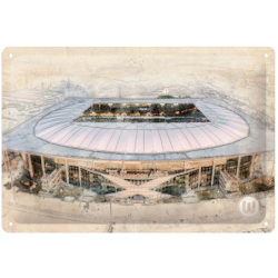 VfL Wolfsburg Blechschild - Arena - Schild Stadion 20 x 30 cm