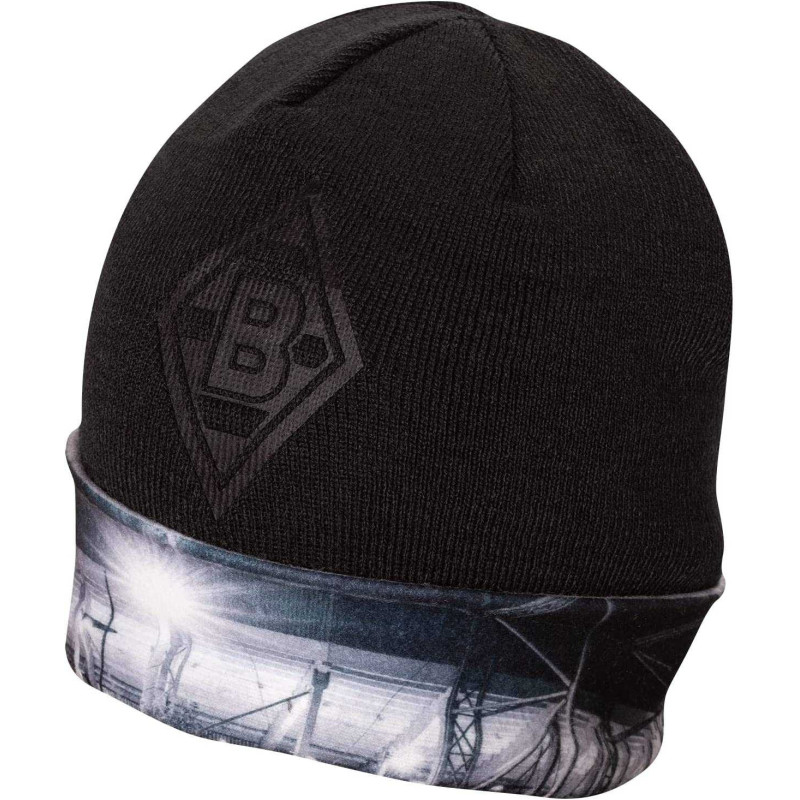 Borussia Mönchengladbach Beanie - Stadion - schwarz Mütze BMG