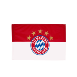 FC Bayern München Fahne - 5 Sterne Logo - 150 x 100 cm | Flagge | FCB