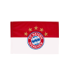 FC Bayern München Fahne - 5 Sterne Logo - 150 x 100 cm | Flagge | FCB