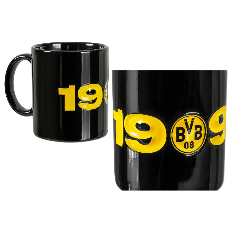 Borussia Dortmund Tasse - 1909 - schwarzgelb Kaffeetasse BVB 09