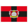 Bayer 04 Leverkusen Hissfahne - Kreuz schwarz - 150 x 90 cm | Fahne | Rot-schwarz  | Flagge B04