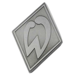 SV Werder Bremen Magnet Metall - 3D Raute - silber Kühlschrankmagnet SVW