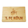 1. FC Köln Holzbrettchen - Logo - Bambus Schneidebrett Frühstücksbrettchen