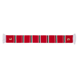 FC Augsburg Schal - Tradition - feingestreift | rot-weiß-grün | Strickschal | Fanschal | FCA