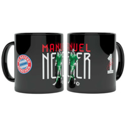 FC Bayern München Tasse - Manuel Neuer - Schwarz | Spielertasse | Kaffeetasse | FCB