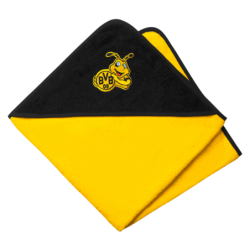 Borussia Dortmund Baby Kapuzenbadetuch - Emma - Badetuch BVB 09