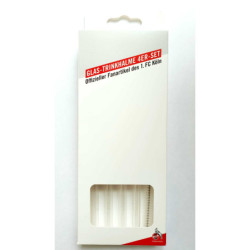 1. FC Köln Glastrinkhalme 4er Set Strohhalme Glas Trinkhalm