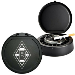 Borussia Mönchengladbach Aschenbecher Logo mit Deckel Klappaschenbecher Ascher BMG