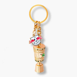 RB Leipzig Schlüsselanhänger - 3D Pokal mit Logo Charm - Keyring RBL Anhänger