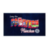 FC Bayern München Strandtuch - Greetings - 90 x 180 cm Duschtuch Badetuch FCB