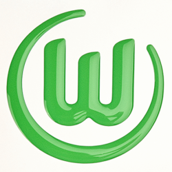 VfL Wolfsburg Aufkleber - 3D Logo - grün | Sticker | Autoaufkleber