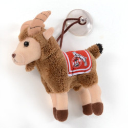 1. FC Köln Hennes Maskottchen mit Saugnapf Plüschtier Kuscheltier
