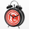 Fortuna Düsseldorf Glockenwecker - Logo - schwarz Wecker Uhr F95