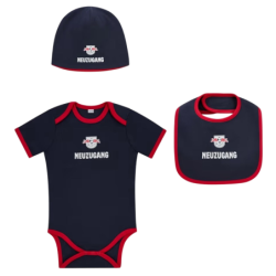 RB Leipzig Baby Set - Neuzugang - 3-teilig Geschenkset RBL - Gr. 50/56 bis 86/92