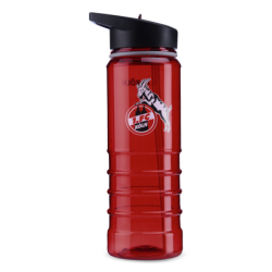 1. FC Köln Trinkflasche Sport rot transparent Flasche 0.75 l Bottle