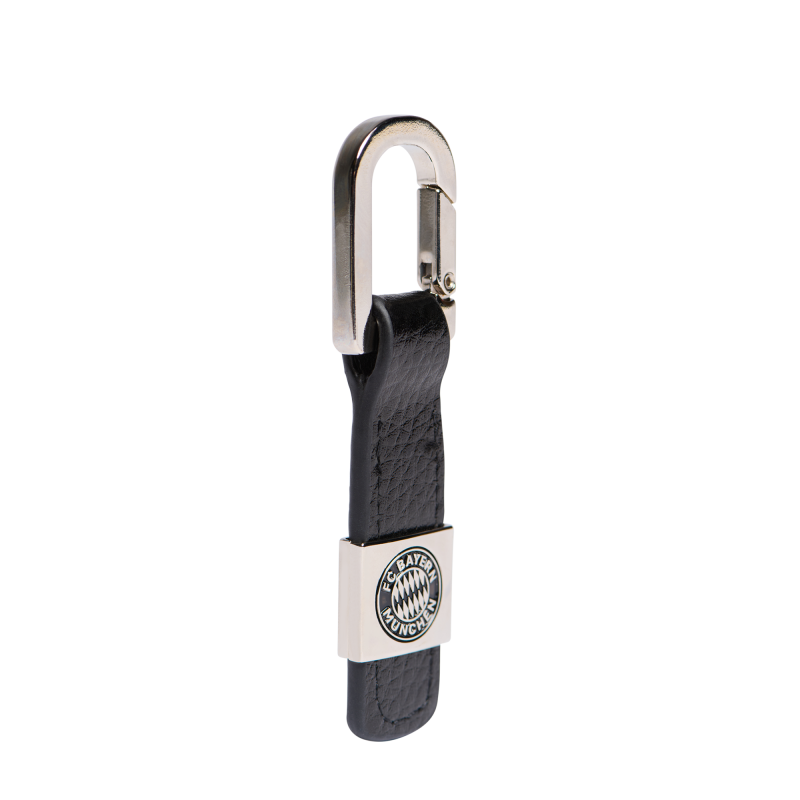 FC Bayern München Schlüsselanhänger - Leder - mit Karabiner Anhänger keychain FCB
