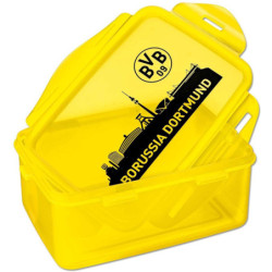 Borussia Dortmund Brotdose - Skyline - 2er Set Lunchbox Frühstücksbox Vorratsdose BVB 09