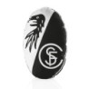 SC Freiburg Nickikissen - Logo - Kuschelkissen schwarz/weiß Dekokissen Kissen