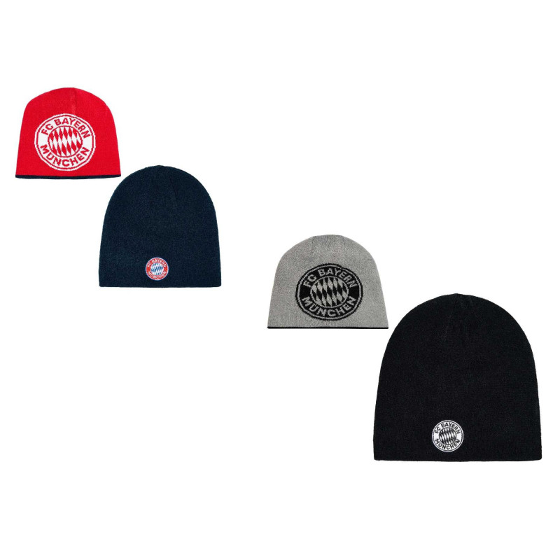 FC Bayern München Wendemütze unisex Wendebeanie Logo Beanie Mütze FCB