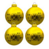 Borussia Dortmund Christbaumkugeln 4er Set Weihnachtskugeln BVB 09