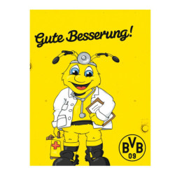 Borussia Dortmund Grußkarte - Gute Besserung -  Emma Karte BVB 09
