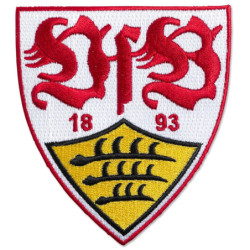 VfB Stuttgart Aufnäher - Wappen 8 x 9 cm - Patch | Aufbügler