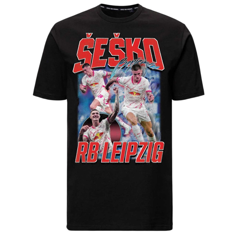 RB Leipzig Kinder T-Shirt - Sesko - Schwarz Shirt RBL | 140 bis 164