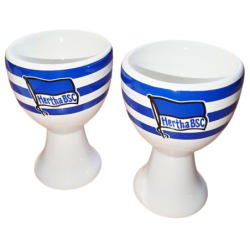 Hertha BSC Berlin Eierbecher - Logo - blau-weiß 2er-Set HBSC