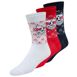 RB Leipzig Socken - Dots - 3er Set rot-weiß-dunkelblau RBL - Gr. 35-38 Bis 39-42