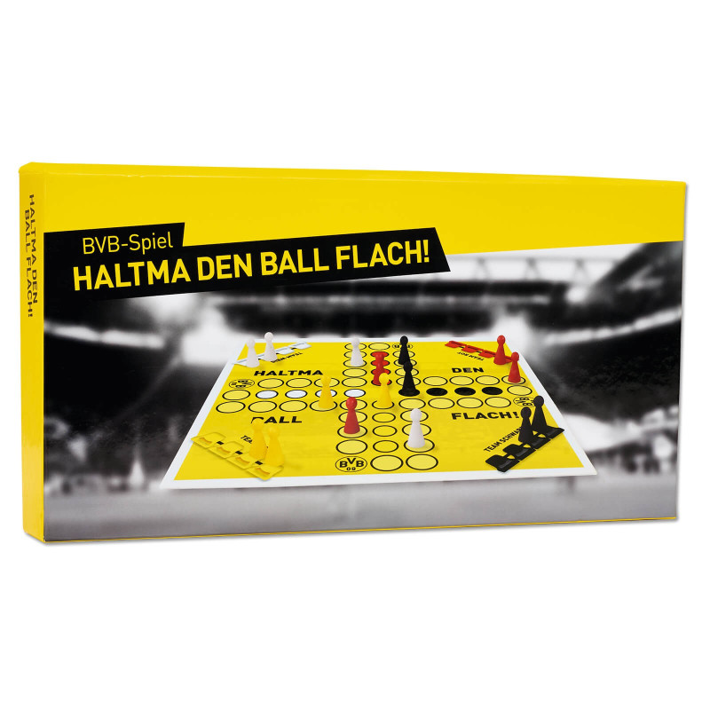 Borussia Dortmund Spiel - Haltma den Ball flach - Gesellschaftsspiel | Würfelspiel | Brettspiel BVB 09