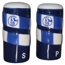 FC Schalke 04 Salz- & Pfefferstreuer - Schal - im 2er-Set Gewürzstreuer S04
