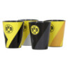 Borussia Dortmund Schnapsglas 4er-Set | schwarzgelb | Glas | BVB 09