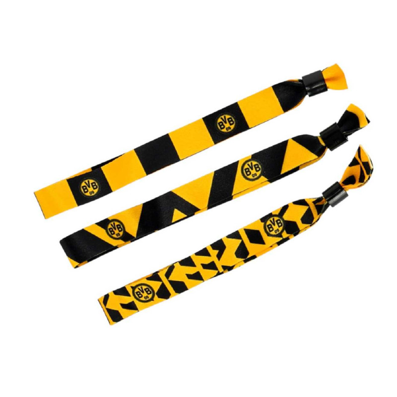Borussia Dortmund Festival Armband 3er Set | Festivalbänder | Band | BVB 09