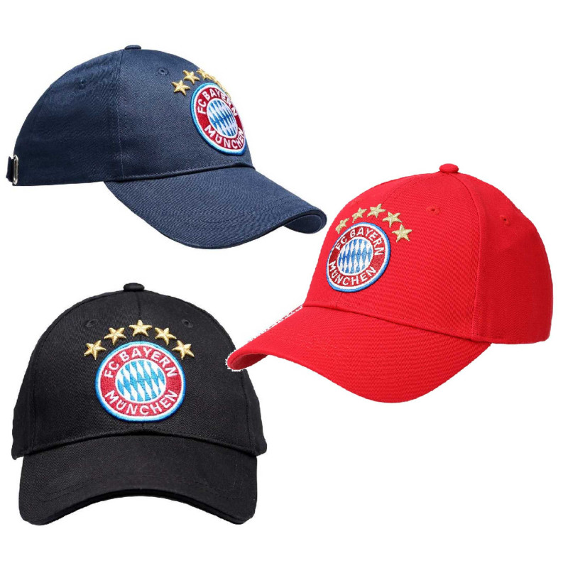 FC Bayern München Kinder Cap - Logo 5 Sterne - kids Basecap Schildmütze Kappe FCB