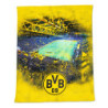 Borussia Dortmund Fleecedecke - Stadion - Kuscheldecke 150 x 200 cm, Decke BVB 09