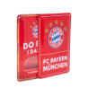 FC Bayern München Metallschild 2er-Set - Logo & dahoam - Blechschild FCB Schild