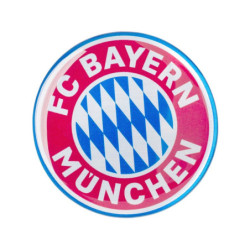 FC Bayern München Autoaufkleber - 3D Logo rot - Sticker Aufkleber FCB