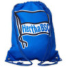 Hertha BSC Berlin Turnbeutel - Fahne - Blau | Sportbeutel | Rucksack | HBSCB
